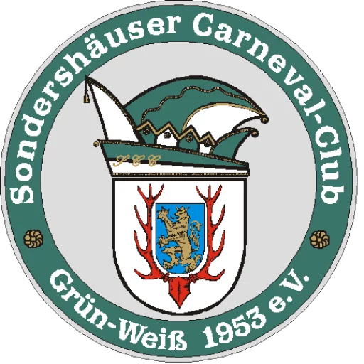 Wappen des Sondershäuser Carneval-Club Grün-Weiss