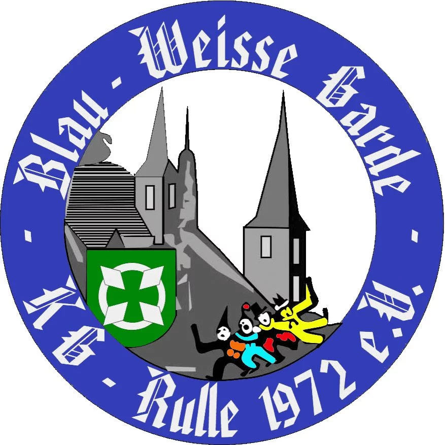Wappen der KG Blau-Weisse Garde Rulle